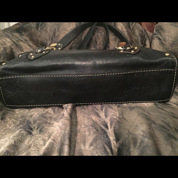 Michael Kors, black leather purse, shoulder bag - Picture 6 of 8